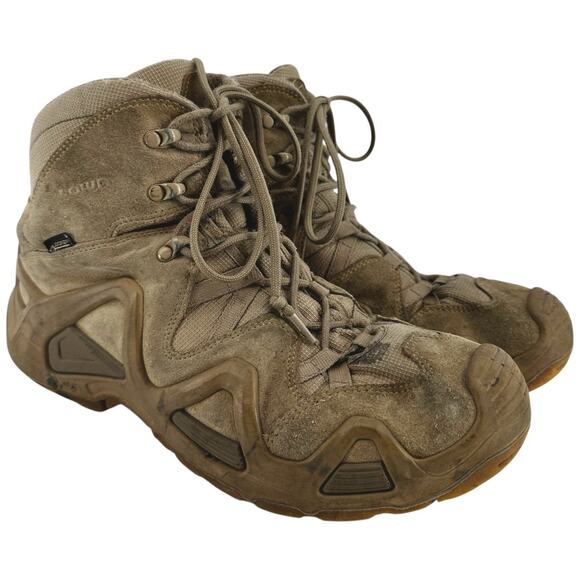 Lowa Zephyr GTX Mid TF Hiking Boot Gore-Tex Suede Tactical Combat Tan 10.5